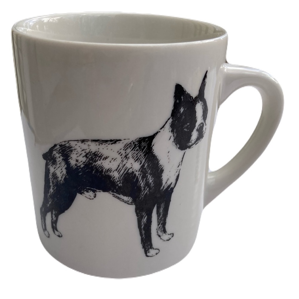 Boston Terrier Dog Ceramic Mug Black and White Coffee‎ Tea Collectible Dog Lover